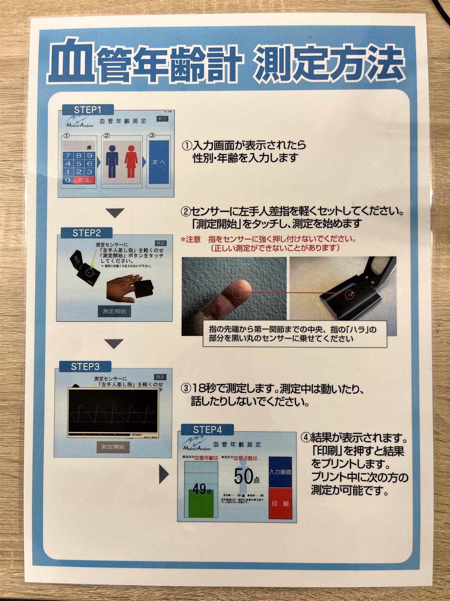血管年齢測定を実施 | 【公式】株式会 …